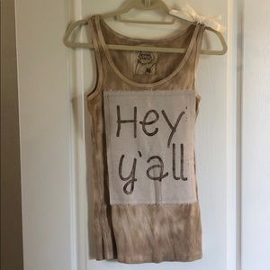 NWOT Rustic Tank